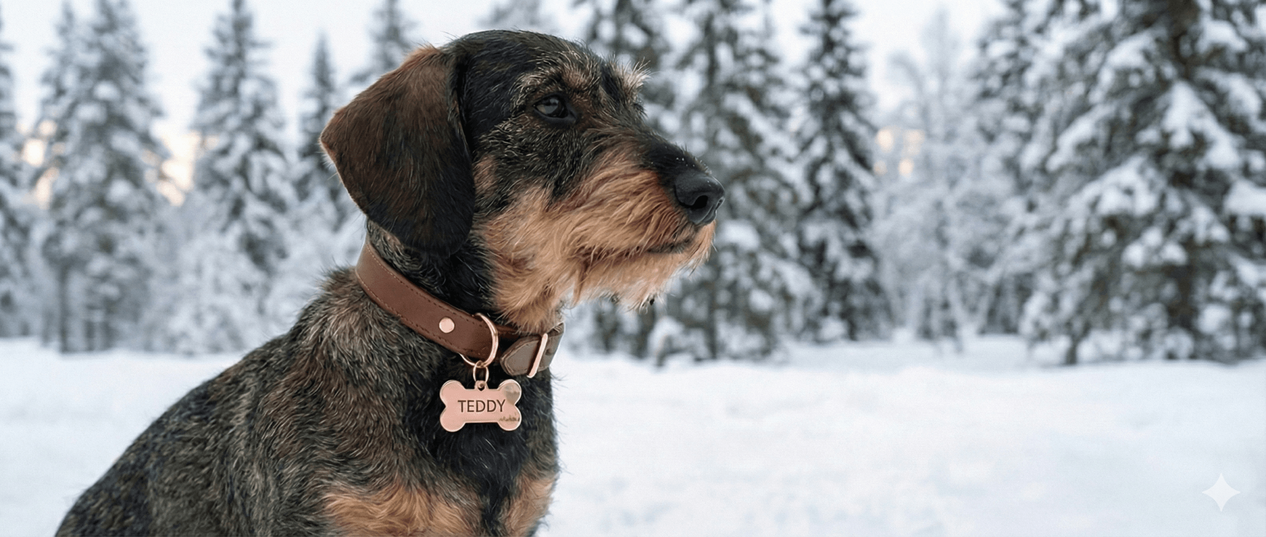 Koira-nimilaatta Luxus Nimilaatta – Glitter