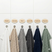 Pyyhemerkit omalla tekstillä Pyyhemerkit omalla tekstillä